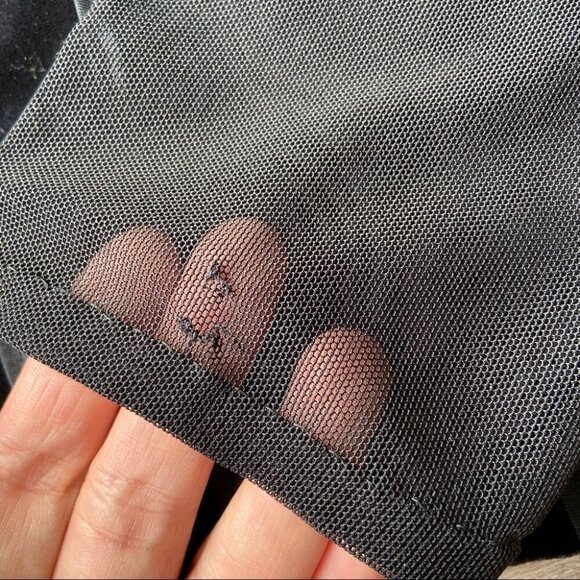 Vintage Concepts Conrad C Velvet Lace Mixed Media Top - Picture 16 of 16